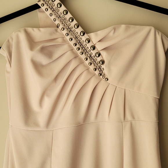 Taupe Cocktail Dress - Picture 5 of 8